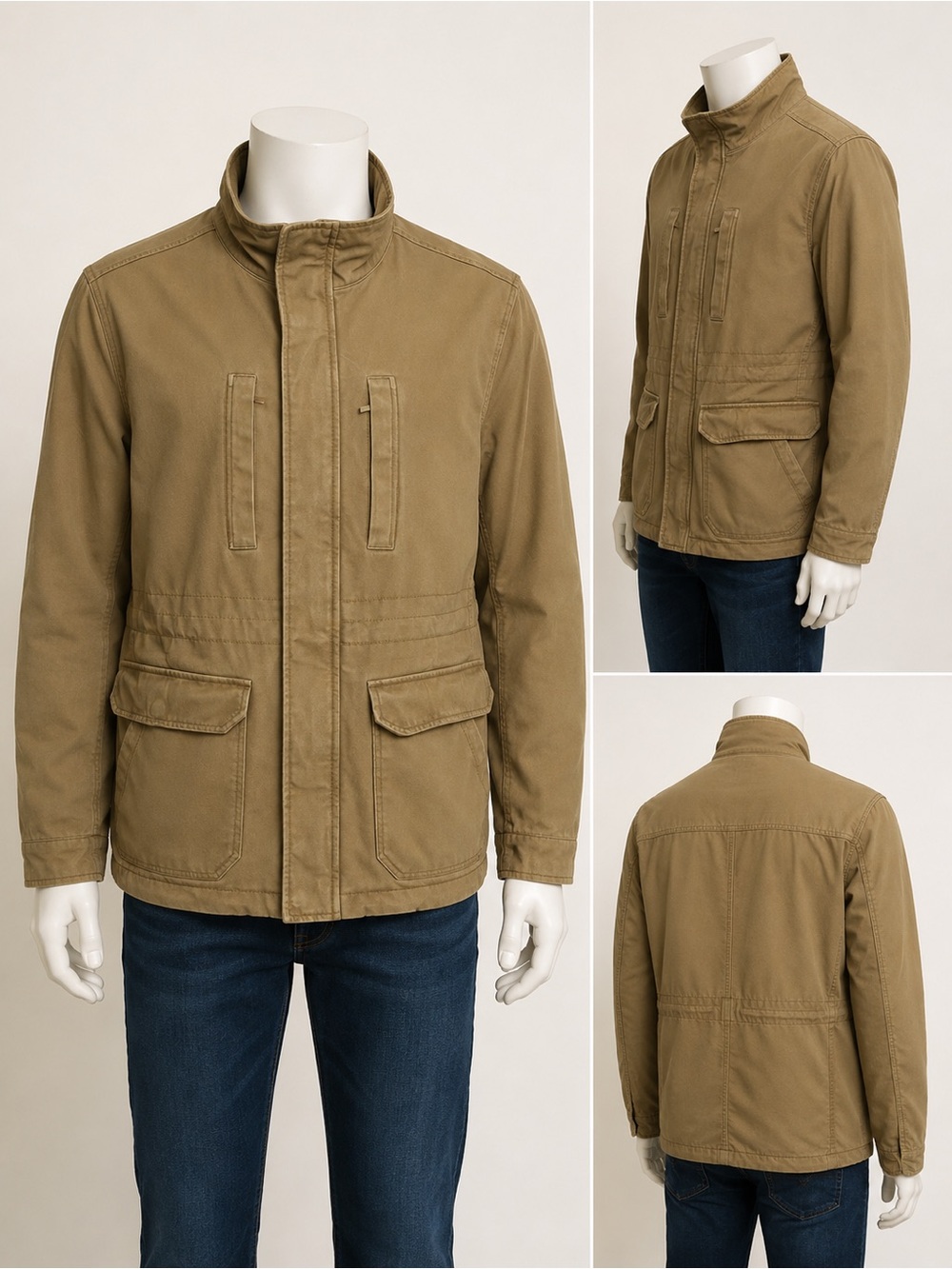 Tommy Hilfiger Men’s Tan Khaki Jacket